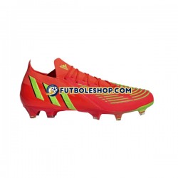 Botas de Fútbol Adidas Predator EDGE.1 L FG Game Data Rojo Verde