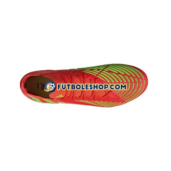 Botas de Fútbol Adidas Predator EDGE.1 L FG Game Data Rojo Verde