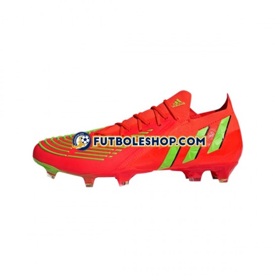 Botas de Fútbol Adidas Predator EDGE.1 L FG Game Data Rojo Verde