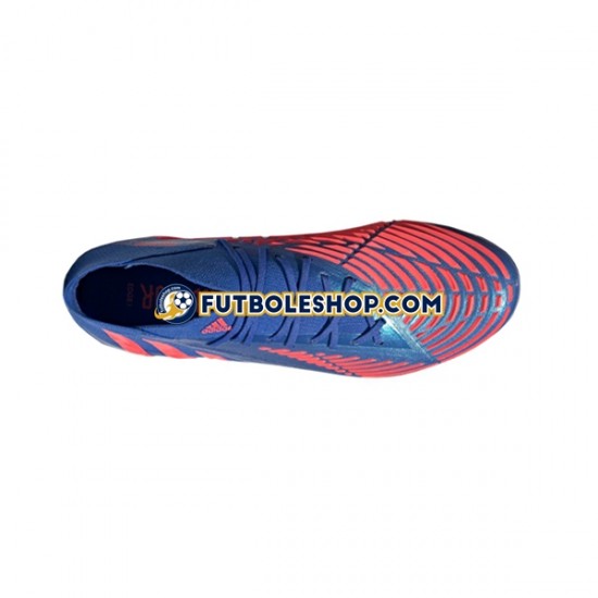 Botas de Fútbol Adidas Predator EDGE.1 SG Sapphire Edge Rojo Azul