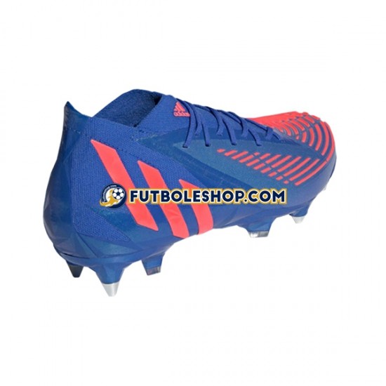 Botas de Fútbol Adidas Predator EDGE.1 SG Sapphire Edge Rojo Azul