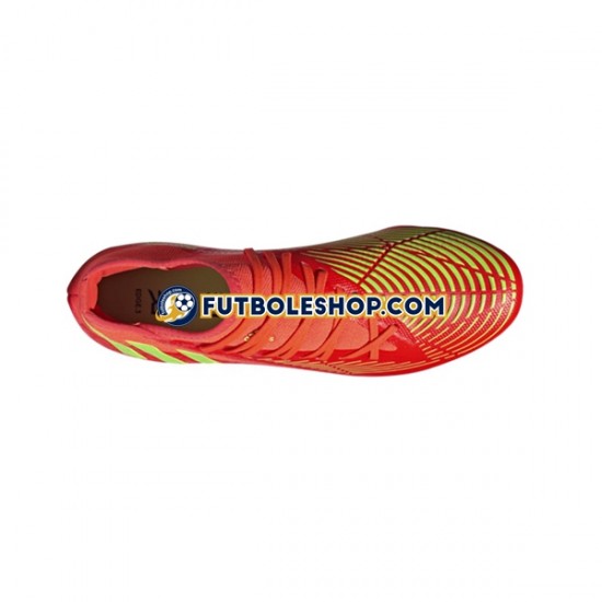 Botas de Fútbol Adidas Predator EDGE.3 FG Game Data Rojo Verde