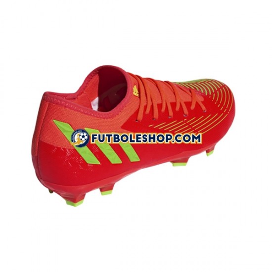 Botas de Fútbol Adidas Predator EDGE.3 L FG Game Data Rojo Verde
