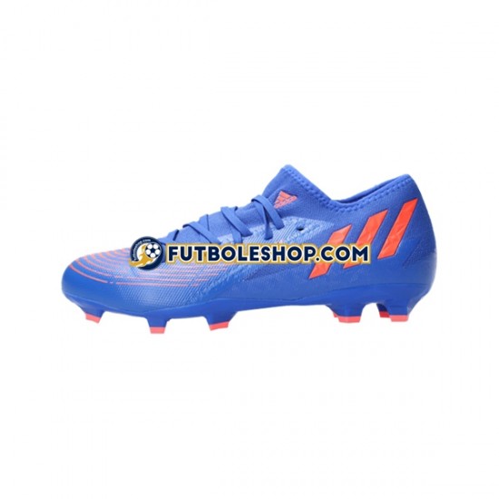 Botas de Fútbol Adidas Predator EDGE.3 L FG Sapphire Edge Rojo Azul
