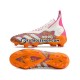 Botas de Fútbol Adidas Predator FREAK FG Púrpura Naranja Blanco