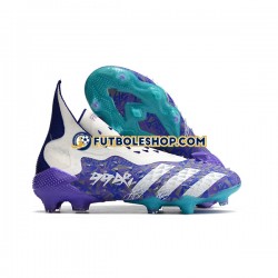 Botas de Fútbol Adidas Predator FREAK FG Púrpura Blanco