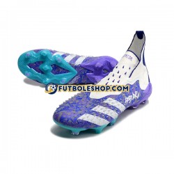 Botas de Fútbol Adidas Predator FREAK FG Púrpura Blanco