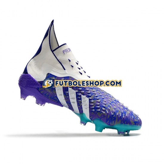 Botas de Fútbol Adidas Predator FREAK FG Púrpura Blanco