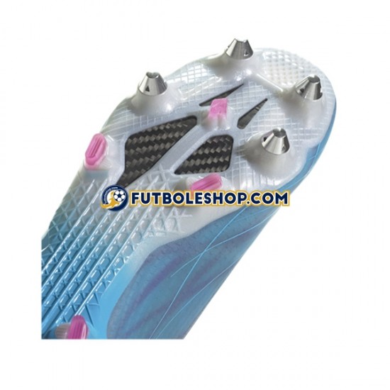 Botas de Fútbol Adidas X SPEEDFLOW.1 SG Sapphire Edge Rosa Azul Blanco