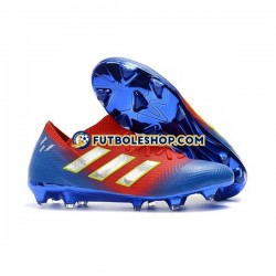 Botas de Fútbol Adidas Nemeziz8.1 FG Rojo Azul Blanco