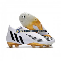 Botas de Fútbol Adidas Predator Edge Geometric FG Blanco Negro