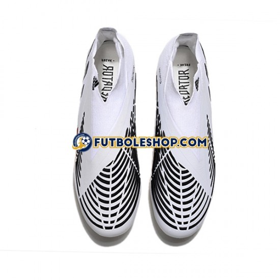 Botas de Fútbol Adidas Predator Edge Geometric FG Blanco Negro