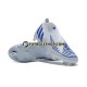 Botas de Fútbol Adidas Predator Edge Geometric FG Azul Blanco