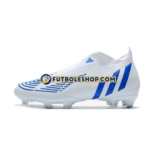 Botas de Fútbol Adidas Predator Edge Geometric FG Azul Blanco