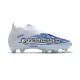Botas de Fútbol Adidas Predator Edge Geometric FG Azul Blanco