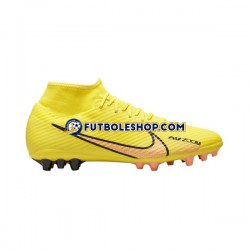 Botas de Fútbol Nike Air Zoom Mercurial Superfly IX Academy AG AG Lucent Rosa Amarillo