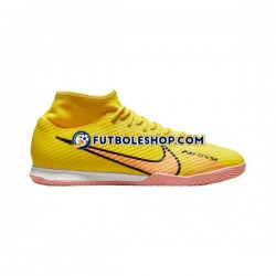 Botas de Fútbol Nike Air Zoom Mercurial Superfly IX Academy IC Halle Lucent Rosa Amarillo