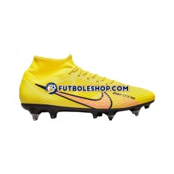 Botas de Fútbol Nike Air Zoom Mercurial Superfly IX Academy SG Pro Lucent AC Rosa Amarillo