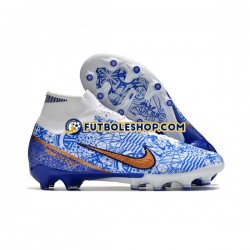 Botas de Fútbol Nike Air Zoom Mercurial Superfly IX Elite AG Azul