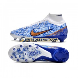 Botas de Fútbol Nike Air Zoom Mercurial Superfly IX Elite AG Azul