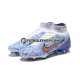 Botas de Fútbol Nike Air Zoom Mercurial Superfly IX Elite FG Oro Azul Blanco