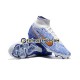 Botas de Fútbol Nike Air Zoom Mercurial Superfly IX Elite FG Oro Azul Blanco