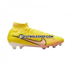 Botas de Fútbol Nike Air Zoom Mercurial Superfly IX Elite FG Lucent Rosa Amarillo