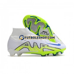Botas de Fútbol Nike Air Zoom Mercurial Superfly IX Elite FG Blanco Verde