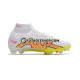 Botas de Fútbol Nike Air Zoom Mercurial Superfly IX Elite FG Rosa Amarillo Blanco