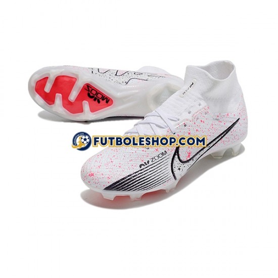 Botas de Fútbol Nike Air Zoom Mercurial Superfly IX Elite FG Rojo Blanco Negro