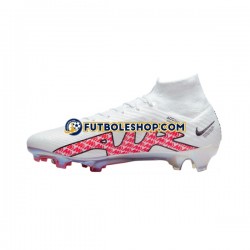 Botas de Fútbol Nike Air Zoom Mercurial Superfly IX Elite FG Rojo Blanco