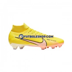 Botas de Fútbol Nike Air Zoom Mercurial Superfly IX Pro FG Lucent Rosa Amarillo
