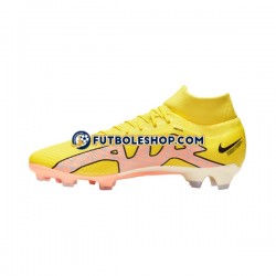 Botas de Fútbol Nike Air Zoom Mercurial Superfly IX Pro FG Lucent Rosa Amarillo