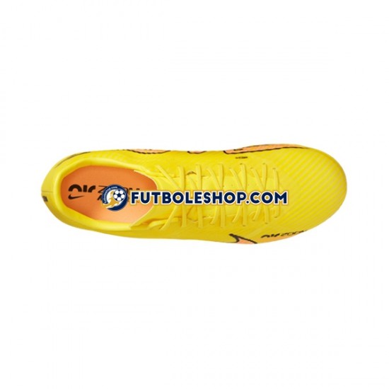 Botas de Fútbol Nike Air Zoom Mercurial Vapor XV Academy AG Lucent Rosa Amarillo