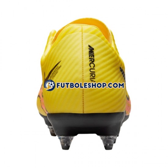 Botas de Fútbol Nike Air Zoom Mercurial Vapor XV Academy AG Lucent Rosa Amarillo