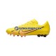 Botas de Fútbol Nike Air Zoom Mercurial Vapor XV Academy AG Lucent Rosa Amarillo