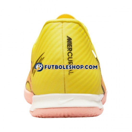 Botas de Fútbol Nike Air Zoom Mercurial Vapor XV Academy IC Halle Lucent Rosa Amarillo