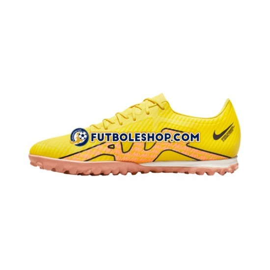Botas de Fútbol Nike Air Zoom Mercurial Vapor XV Academy TF Lucent Rosa Amarillo