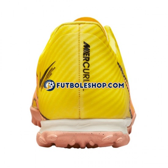 Botas de Fútbol Nike Air Zoom Mercurial Vapor XV Academy TF Lucent Rosa Amarillo