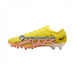 Botas de Fútbol Nike Air Zoom Mercurial Vapor XV Elite AG Pro Lucent Rosa Amarillo