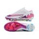 Botas de Fútbol Nike Air Zoom Mercurial Vapor XV Elite AG Púrpura Rosa Blanco