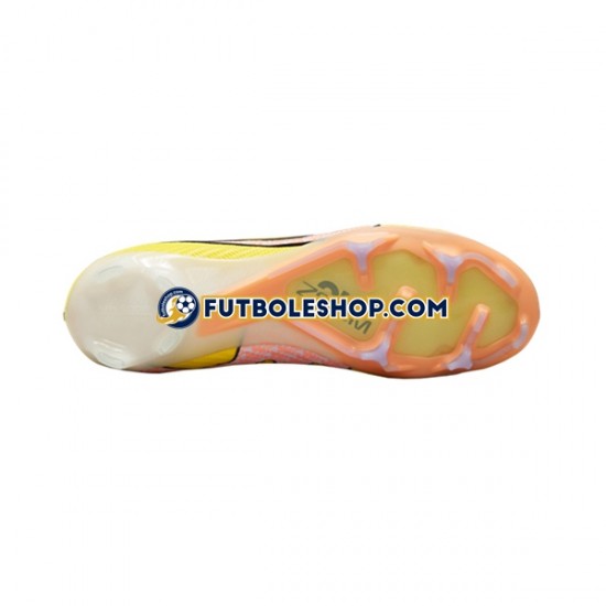 Botas de Fútbol Nike Air Zoom Mercurial Vapor XV Elite FG Lucent Rosa Amarillo