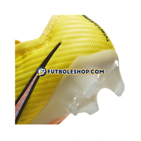 Botas de Fútbol Nike Air Zoom Mercurial Vapor XV Elite FG Lucent Rosa Amarillo