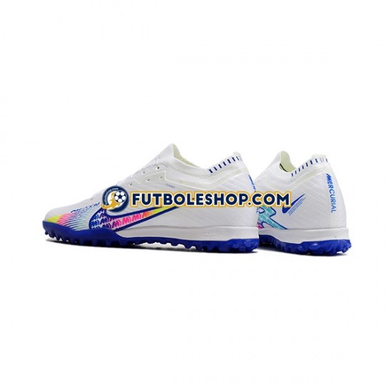 Botas de Fútbol Nike Air Zoom Mercurial Vapor XV Elite TF Azul Blanco