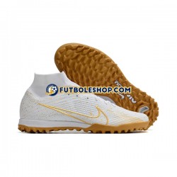 Botas de Fútbol Nike Air Zoom Mercurial Vapor XV Elite TF Amarillo Blanco