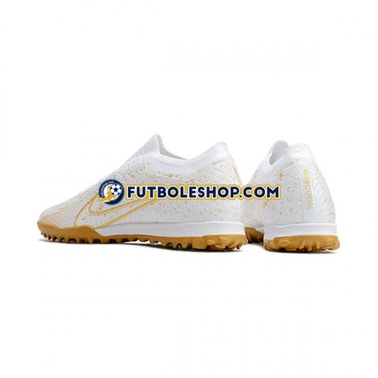 Botas de Fútbol Nike Air Zoom Mercurial Vapor XV Elite TF Amarillo Blanco