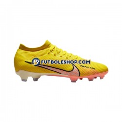 Botas de Fútbol Nike Air Zoom Mercurial Vapor XV Pro FG Lucent Rosa Amarillo