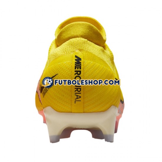Botas de Fútbol Nike Air Zoom Mercurial Vapor XV Pro FG Lucent Rosa Amarillo