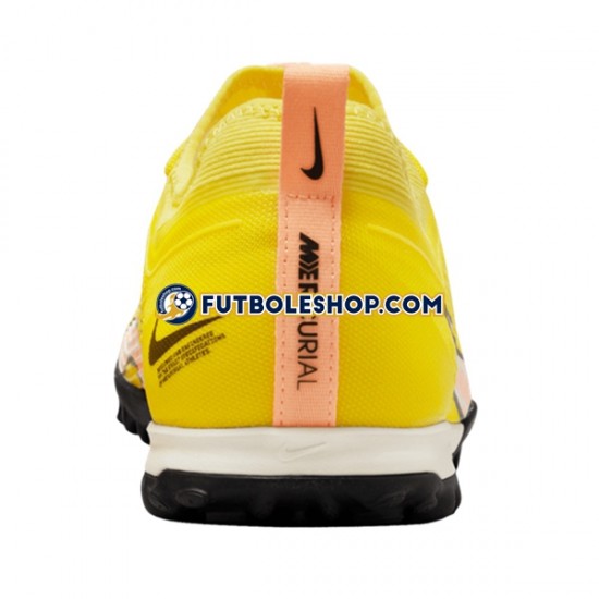 Botas de Fútbol Nike Air Zoom Mercurial Vapor XV Pro TF Lucent Rosa Amarillo