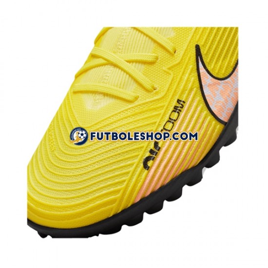 Botas de Fútbol Nike Air Zoom Mercurial Vapor XV Pro TF Lucent Rosa Amarillo
